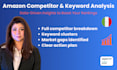 analyze your amazon competitors and create a winning keyword strategy