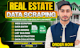 do real estate data scraping and web scraping with python