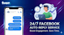 set up fb auto message and instant reply service