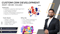 build a custom CRM with chat, tickets and analytics