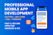 develop a fully functional mobile app for android and ios