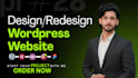 design or redesign wordpress website with elementor