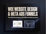 design a professional wix website and setup meta ads