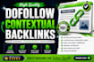 create dofollow contextual backlinks