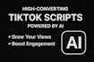 write viral tiktok scripts using ai