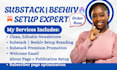 setup substack account manage substack beehiiv newsletter manage substack post