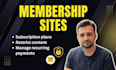 create a membership website with recurring subscriptions