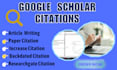 do google scholar increase citations backdated citation article writing journal