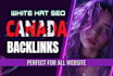 make canada dofollow seo backlinks with domain ca link building