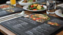 do modern restaurant menu design