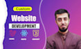 do website development design as react PHP laravel developer