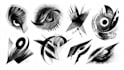 custom an abstract black tattoo design