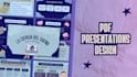 design professional, modern and creative PDF presentations