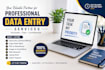 do copy paste, data entry
