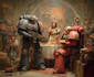 make a warhammer 40k character art