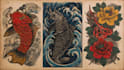 create traditional old school tattoo for you