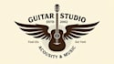 make eye catching winged guitar logo