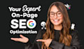 do complete website on page SEO optimization or website optimization