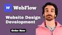 design, develop webflow website, figma to webflow