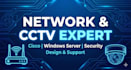 configure cisco routers, switches, firewalls, and cctv systems