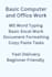 help with computer tasks and ms word, excel and office work