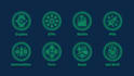 create clean and modern line icons for web and print