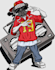 create a dog rap artist t shirt design
