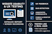 test your website and identify usability issues