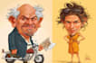 draw artistic cartoon caricatures