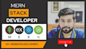 develop mern stack web as mern stack developer, full stack developer