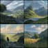 fantasy landscapes, character illustration, environment