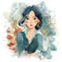 do watercolor handmade and digital illustrations