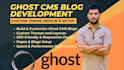 create and customize your ghost cms blog or website