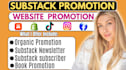 do fast substack page promotion, substack 1k subscriber
