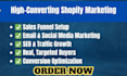 do shopify store promotion shopify ads and shopify sales optimization