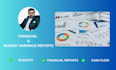 prepare cashflow statements, financial reports, budgets and variance analysis