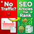 write SEO blog posts and articles for your website that rank on google