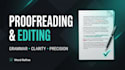 proofread and edit your document, article or content