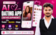 develop an ai dating app like tinder, bumble or hinge