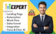 be your gohighlevel expert for automation, workflows,funnels