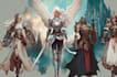 draw a fantasy character illustration