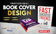 design professional book cover, ebook cover and kdp cover design