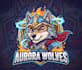 do a unique wolf mascot logo with t shirt design