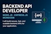 do backend api development with nodejs expressjs mongodb