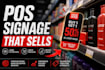 design retail shelf talkers and pos signage that convert