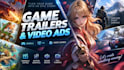 design a creative game trailer, app promo, video ad