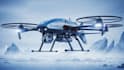 create 3d drone model, 3d drone animation, 3d industrial quadcopters animation