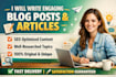 write engaging articles on wellness and psychology
