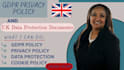 write a UK gdpr privacy policy and data protection documents