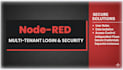 build complete node red multi tenant login registration role based access system